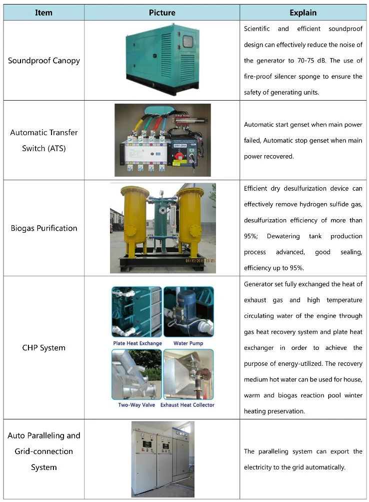 50kw Good Price Durable Wood Chips Gas Biomass Gasifier Generator
