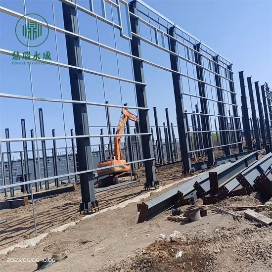 Prefabricated Quick Assembly Steel Industrial Prefabricated Metal Prefab Factory Building Workshop Shed Beam Hangar Warehouse Column Building Steel Structure