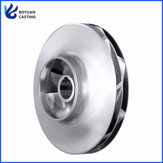 Customized Investment Precision Aluminum Die Casting Fan Pump Impeller