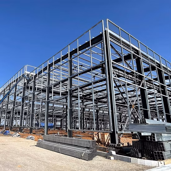 Gable Frame Light Metal Building Prefabricated Industrial Steel Structure Warehouse