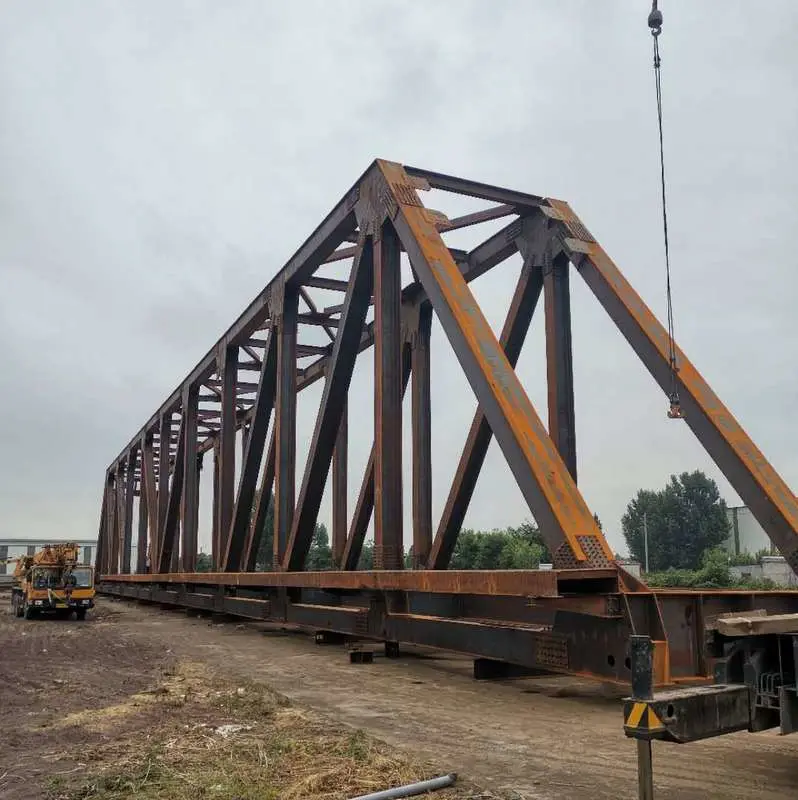 Prefabricated Steel Structure Railway Bridge Truss Bridge From China with Lower Price