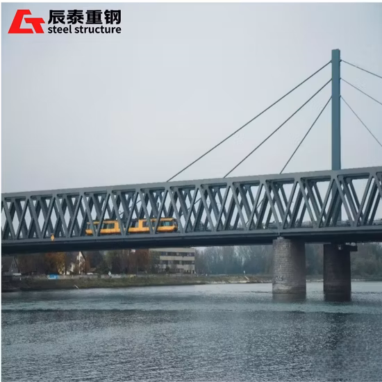 Long Span Prefabricated Steel Structure Bridge for Pedestrian