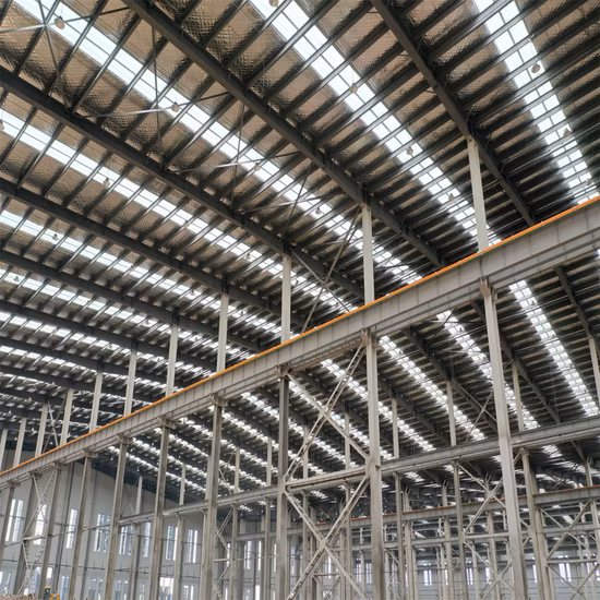 Prefab Building Light Steel Frame Prefabricated Metal Warehouse Workshop Construction Structure