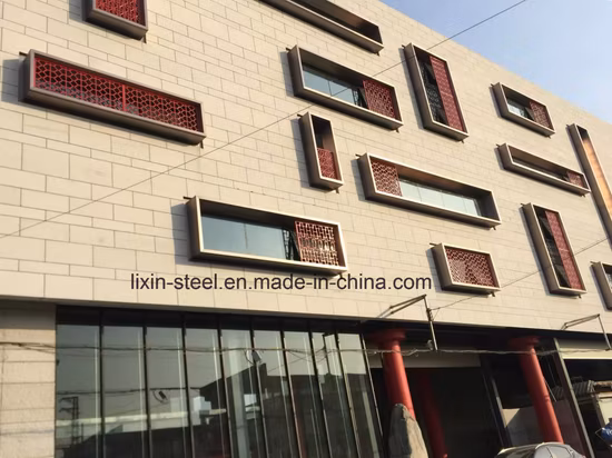 High Rise Prefabricated House Building Frame Construction Hotel Steel Structure